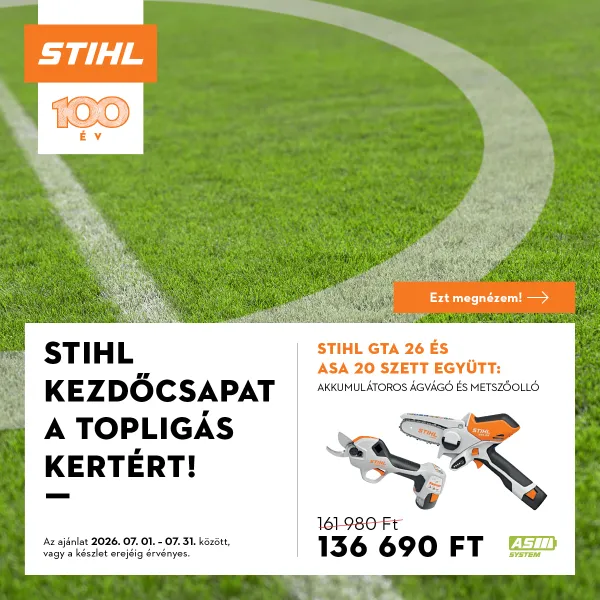 NYÁRI STIHL AKKUMULÁTOROS CSOMAG AJÁNLAT!