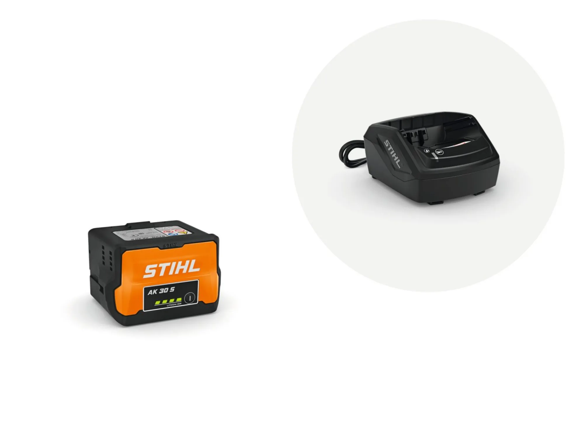 STIHL Akkumulátor indító készlet ( AK 30 S Akkumulátor és Al 101 töltővel)