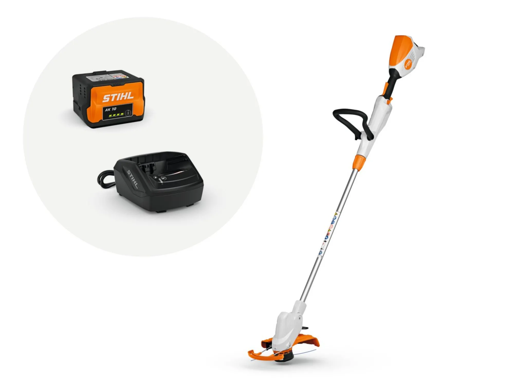 STIHL FSA 50 Akkumulátoros szegélyvágó (AK 10 akkumulátorral és AL 101 töltővel)