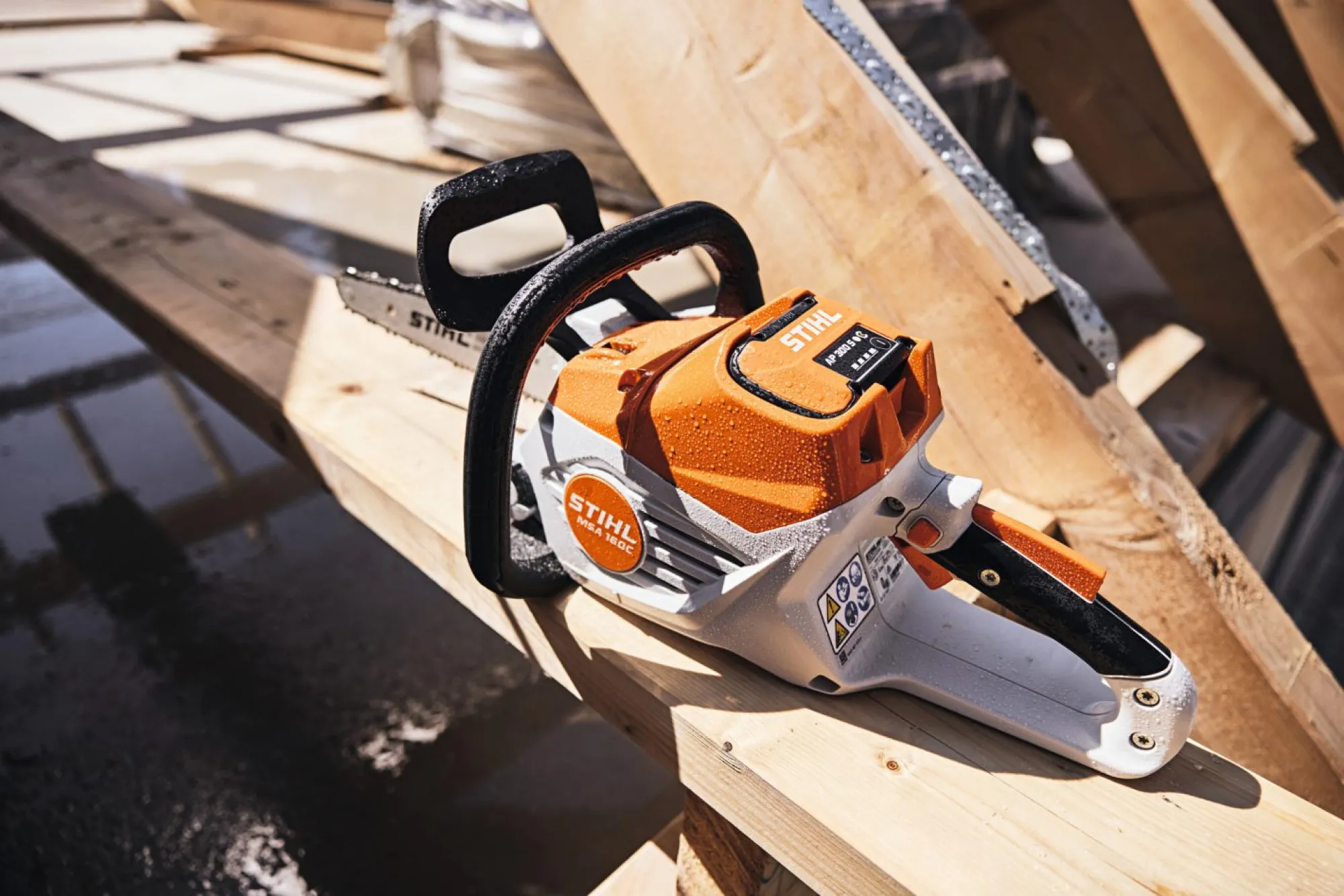 STIHL MSA 160 C-B akkumulátoros láncfűrész (AP 30 akkumulátorral és AL 101 töltővel)